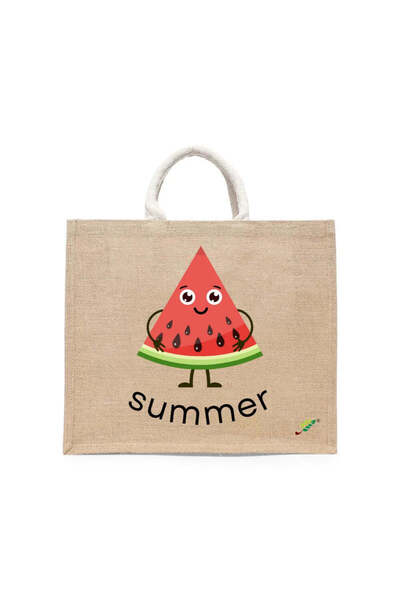 BYFT حقيبة تعليقة - حقيبة تسوق قطن أنيقة متعددة الاستخدامات مطبوع بنقشة شرائح...