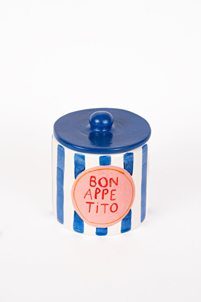 Berthe London El Yapımı Seramik Kavanoz