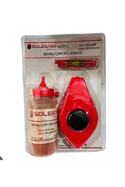 SOLESTAR boyalı çırpı ipi/kırmızı