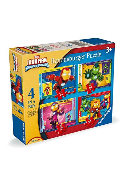 RAVENSBURGER Παζλ - Άιρον Μαν και Φίλοι (Ravensburger-04190)