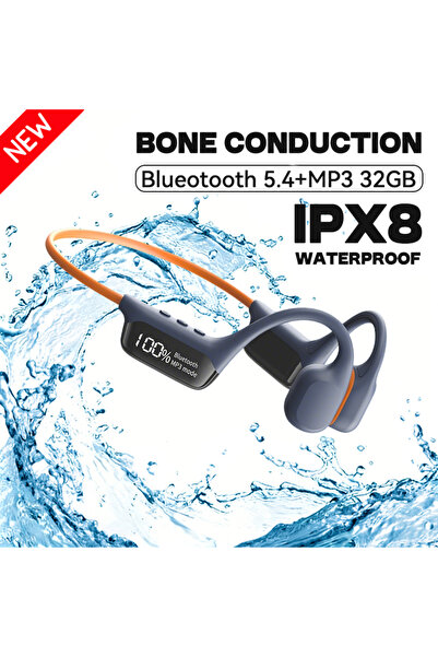 Choice7 NEW S10 Blue 32GB S10 Bluetooth 5.4 True Bone Conduction Headphones I...