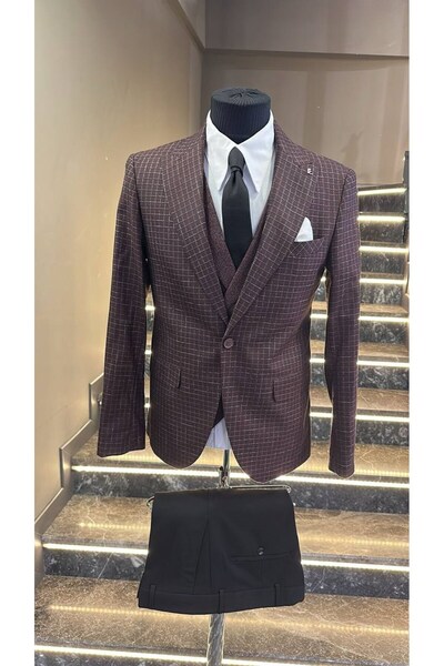 Fc Plus KOMBİNLİ YELEKLİ TAKIM ELBİSE