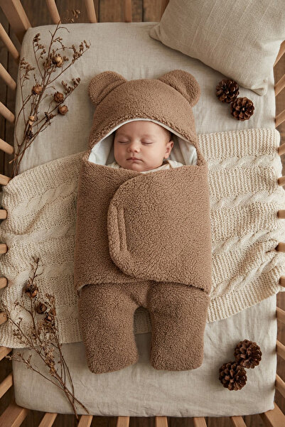 DUBLİNO KİDS 0-12 Months Fiber-Earred Baby Sleeping Bag Welsoft Fleece - Plus...