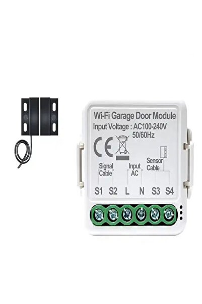 TUYA Releu Inteligent WiFi Poarta/Garaj cu Monitorizare Inchis/Deschis 220V T...