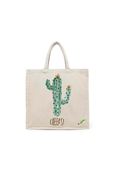 BYFT حقيبة تعليقة - حقيبة تسوق قطن أنيقة متعددة الاستخدامات مطبوع ، طقم من قط...