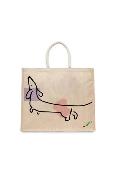 BYFT حقيبة تعليقة - مطبوع حقائب قطن متعددة الاستخدامات بنقشة مميزة، مكون من ق...