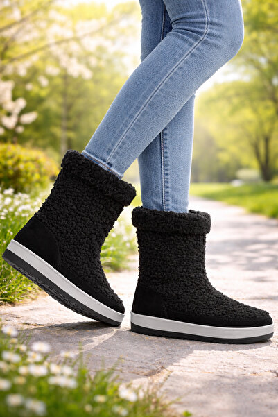 Liarca Black Women's Spring Boots – Spring Women's Boots in Sizes Waterproof ...
