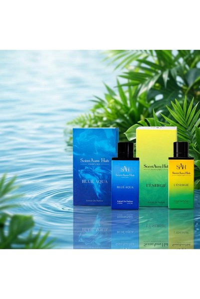 SCENTAURA HUB Secret Lagoon Duo Perfume 100 ml EDP Gift Set for Him and Her