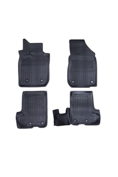 DELUXETUNING Set covorașe auto din cauciuc Dacia Logan II 2012-2020