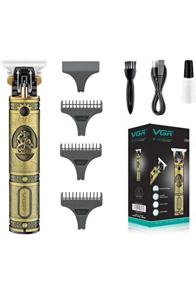 VGR V-085 Electric Shaver, Pharaoh Gold Style