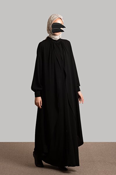 Lemaye Larin Buttoned Ferace Black