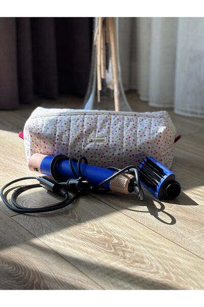 dyhandmade Puantiyeli Saç Maşa Düzleştirici Çantası Airwrap Airstrait İçin Uy...