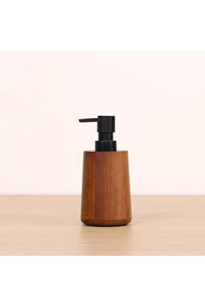 Cannon Canon acacia wood liquid soap dispenser