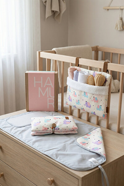 HAMUR Newborn 3-Piece Mother Baby Gift Hospital Release Diaper Care Bag Piece...