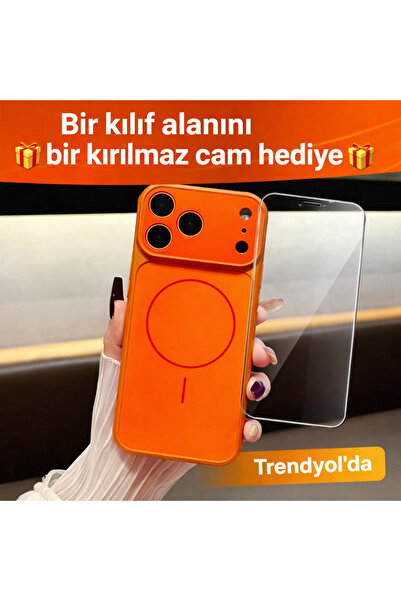 SHUBBY iPhone 14 Pro Max Uyumlu MagSafe Kılıf – 17 Pro Max Kamera Görünümlü L...