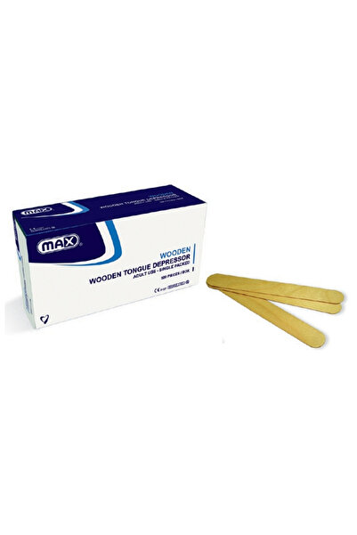 Max Wooden Tongue Depressor Children,100pc/box
