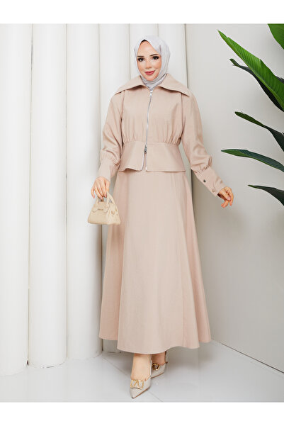 RACE FASHİON Σετ Τεσσέτουρ με Λεπτομέρειες στα Μανίκια και τη Μέση, Σακάκι & ...