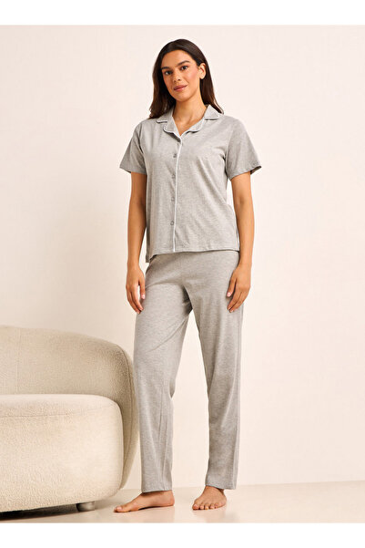 FAV Pyjama Set Button-Down Shirt and Pants