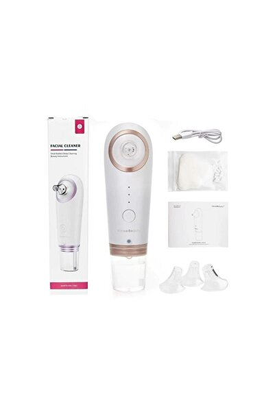 Lorraya جهاز تنظيف الوجه بالفقاعات الصغيرة القابل لإعادة الشحن، جهاز مقاوم لل...