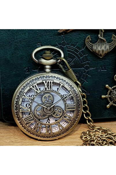 Nemere Antique Vintage Clock with Chain Sky Nemerehome