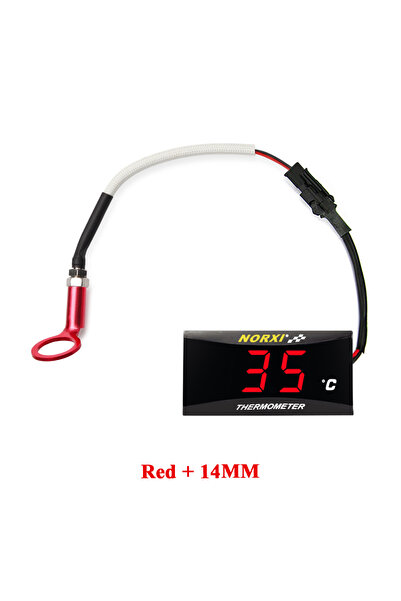 Choice5 مستشعر درجة حرارة رأس أسطوانة الدراجة النارية Red-M14، جهاز قياس الرط...