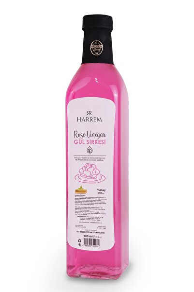Harrem Gül Sirkesi Doğal Yüzey Temizleyici 500 ML Cam Şişe