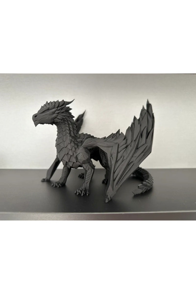 OBLİVA 3D Baskı Ejderha Figürü – Detaylı Fantastik Dragon Heykel