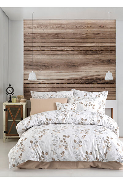 NazeninHome Ranforce bumbac 100% pentru două persoane cearșaf Set de 2 (2 buc...