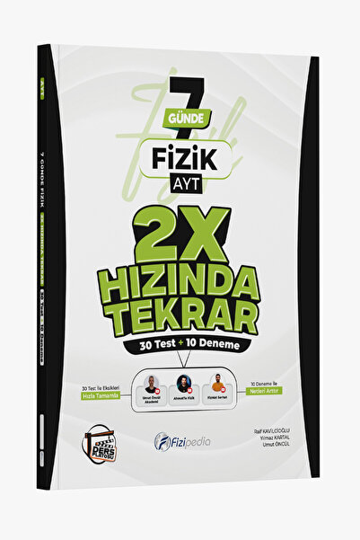 Ulti Yayınları Fizipedia AYT Fizik Ders Platosu 2X Hızında Tekrar Deneme 2026