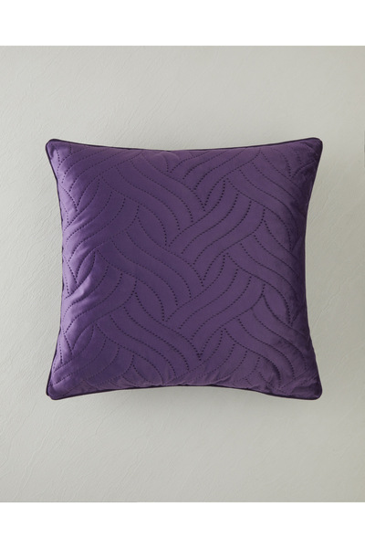 English Home Spiral Kırlent 45x45 cm Mor