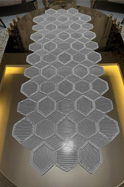 Çt Çeyizci Tekstil French Lace Detailed Single Runner, Table Top Runner, Tabl...