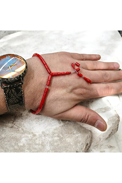 İnan Tesbih Full Cut Ankle-Length Expertly Made Fire Amber Prayer Beads