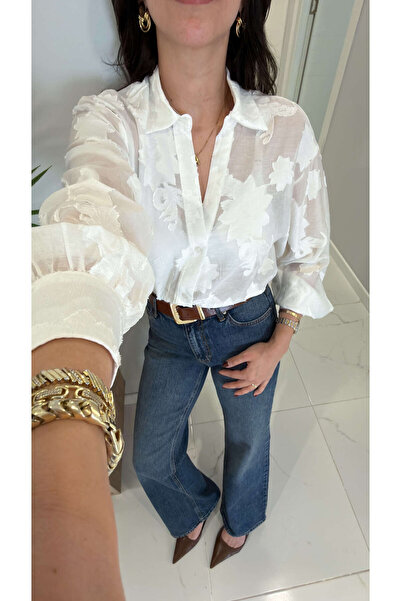 BİRCANÇİL Πουκάμισο Κένφορ Εκρού Ζακάρ