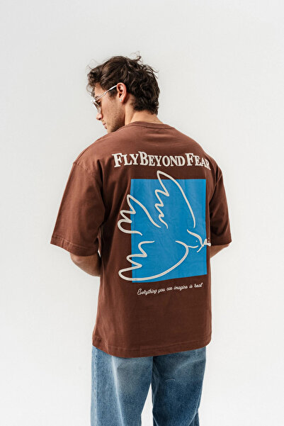go gang own Πέρα από τον Φόβο Μπλουζάκι με λαιμόκοψη Crew Neck oversized