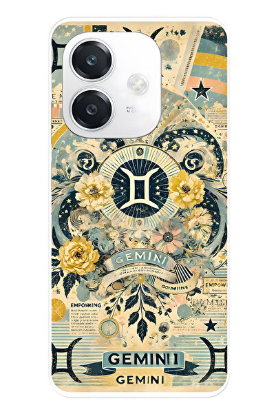 FLAMENKO حافظة هاتف شفافة متوافقة مع هاتف اوبو A3 توتووريز د منقوش