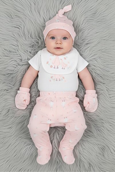 Rock A Bye Baby Boutique طقم هدايا معلق مكون من 5 قطع للبنات الصغيرات، متعدد ...
