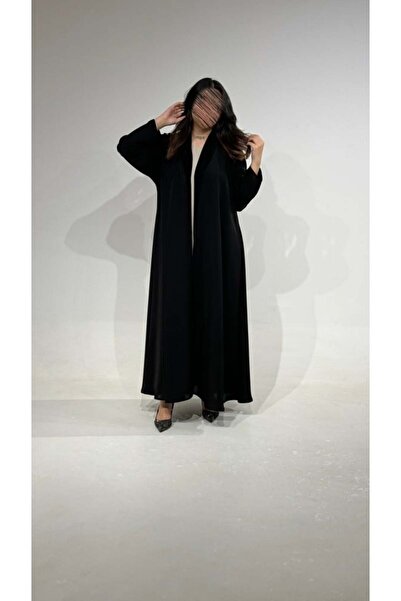Tori Women's abaya, black, plain, luxurious style -