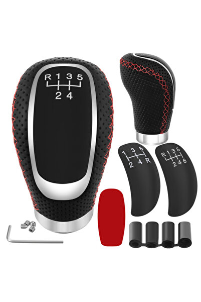 zola Universal gear shift lever, 5/6 speeds, 3 emblems, 4 adapters M8 M10 M12...