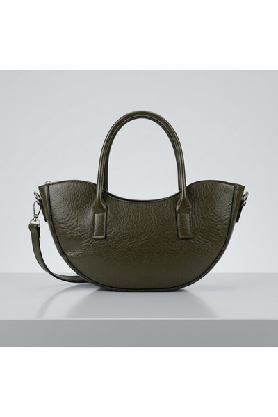 MRS.MODA Women's Khaki Color Stylishly Designed Shoulder Bag and Clutch Bag