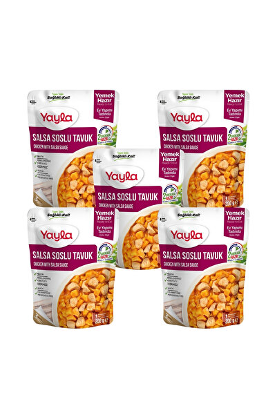 Yayla Yemek Hazır Salsa Soslu Tavuk 200 gr x5