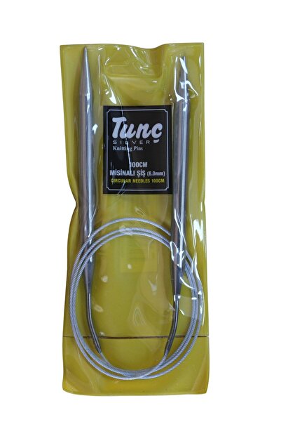 Tunç Çelik Telli Misinalı Şiş NUMARA 8 ( 8,0 MM) 100 cm (İKİ ŞİŞ ARASI ÖLÇÜSÜ...