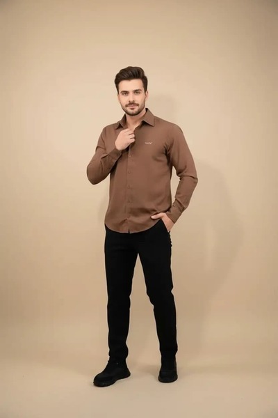 Hersley New Season Herringbone Men's Linen Trousers