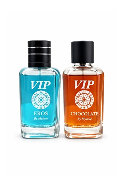 Vip Eros ve Chocolate Kalıcı Erkek Parfüm 2'li Set (2x100ml) Aranan Koku