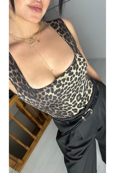 Dber LEOPAR BODYSUİT