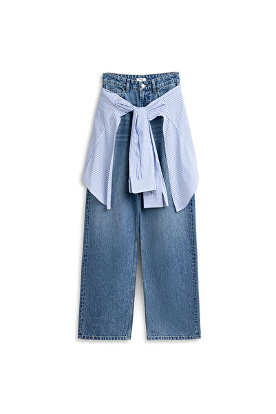 Twist ÇİFT PARÇA GÖRÜNÜM JEAN PANTOLON