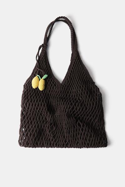 Pull & Bear Embellished shopper bag