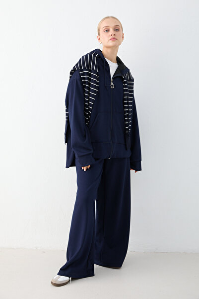 Melike Tatar Комплект с цип от модал 76-1009