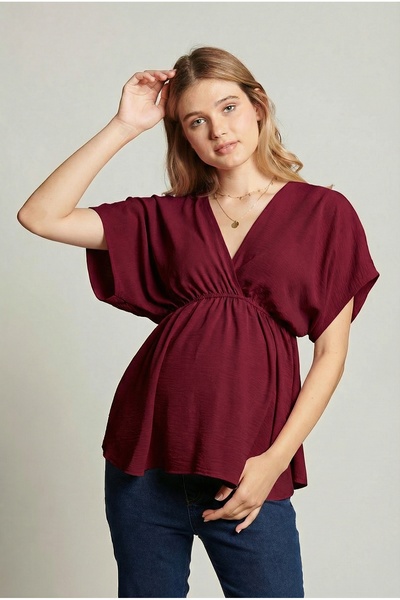 LYN MAMA Olivia Bluz - Bordo