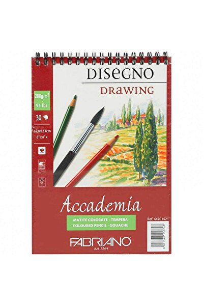 Fabriano Accademia Disegno 200gr A5 (14.8x21cm) 30 Sayfa (Spiralli)