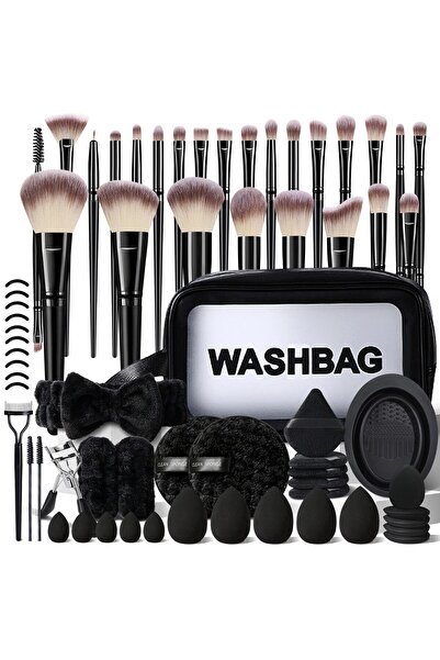 Arabest 66-Piece Professional Makeup Brushes Set, Premium Synthetic Face and ...